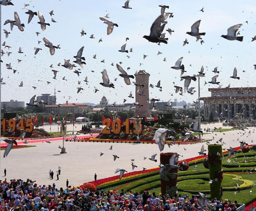 抗戰勝利日暨世界反法西斯戰爭勝利70周年閱兵觀后感